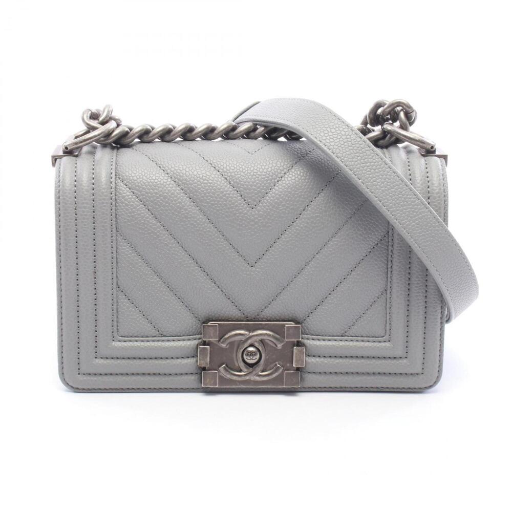 Chanel Boy Small Shoulder Bag/Handbag, Caviar Leather (Grained Calfskin), Wom...